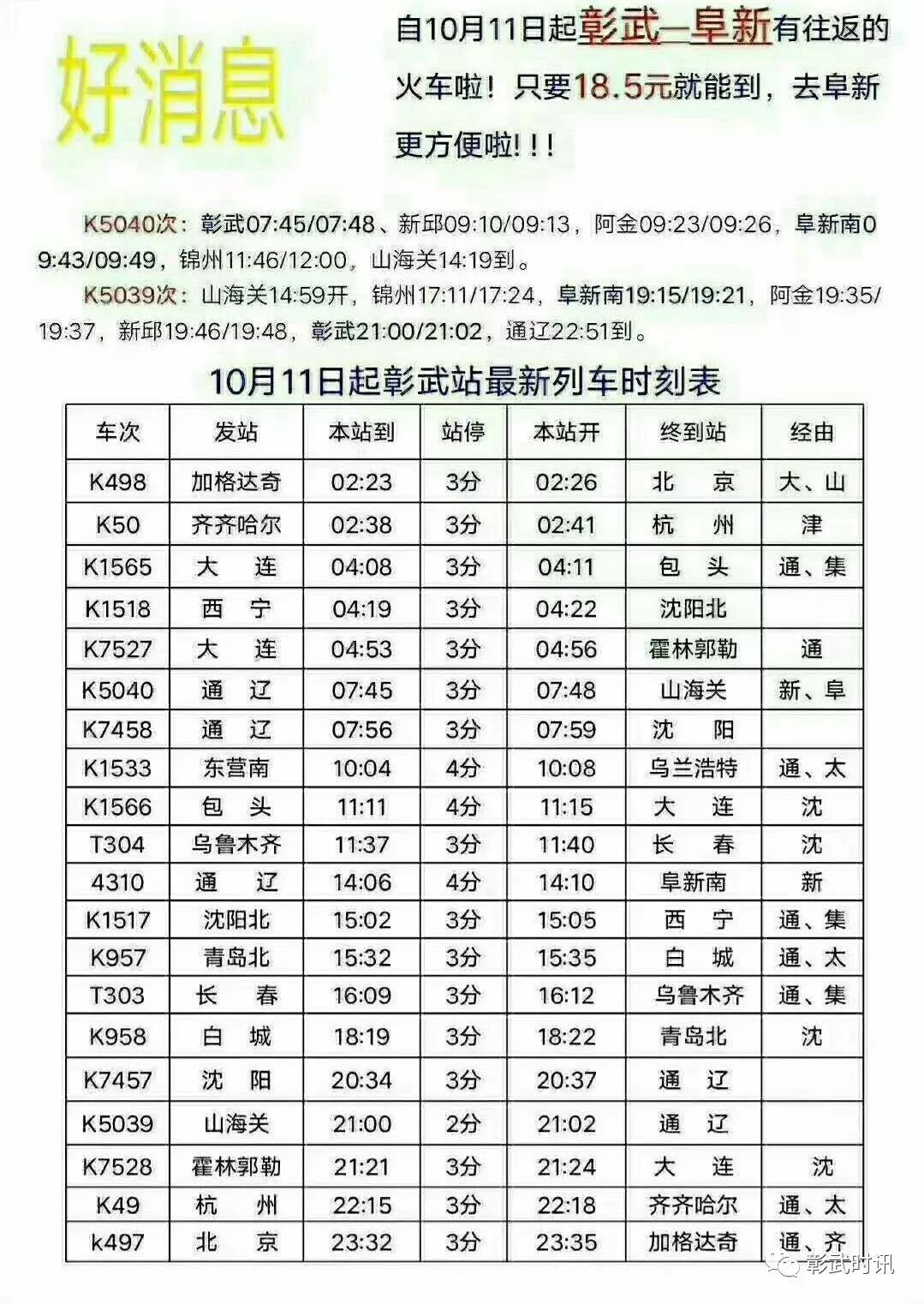 焦作站新列车时刻表下的温馨旅程，11月5日最新列车时刻表发布